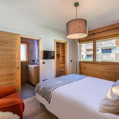 Chic Alpin De 100m² Avec Balcon Et Garage, Proche Centre Apartment Megeve